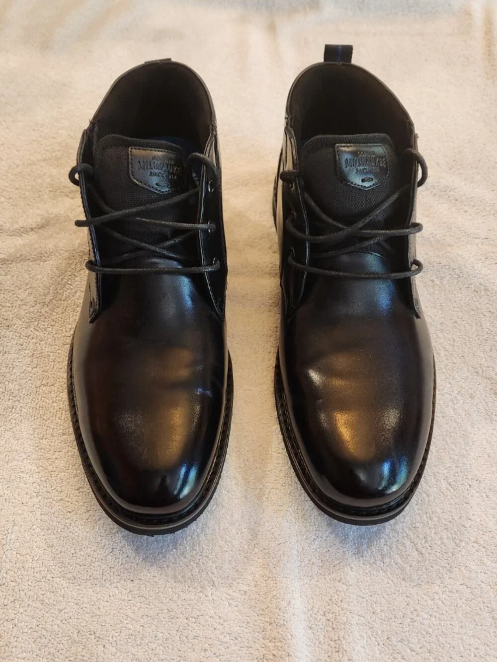 Nunn Bush Denali Waterproof Leather Chukka Black Men's US 12 Wide